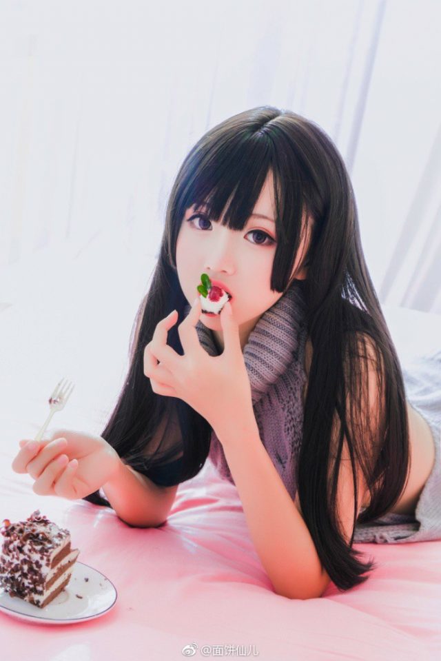 一组来自coser@面饼仙儿的“挑逗性”毛衣cosplay照片 一组来自coser@面饼仙儿的“挑逗性”毛衣cosplay照片