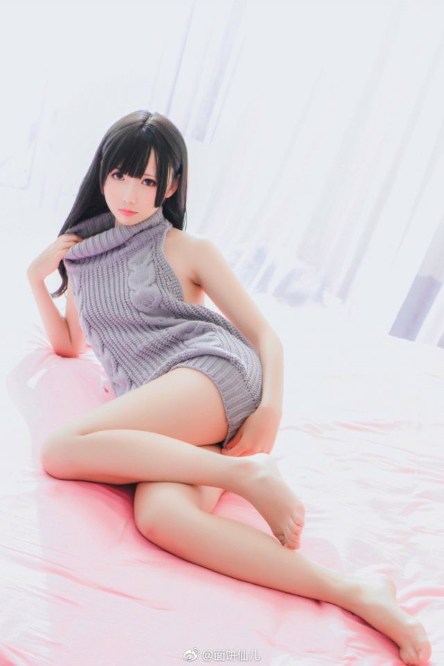 一组来自coser@面饼仙儿的“挑逗性”毛衣cosplay照片 一组来自coser@面饼仙儿的“挑逗性”毛衣cosplay照片
