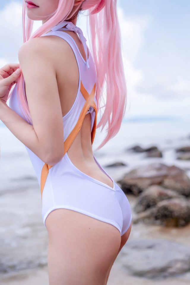 coser@小洮在《DARLING in the FRANXX》中化身“神秘少女”零二 coser@小洮在《DARLING in the FRANXX》中化身“神秘少女”零二