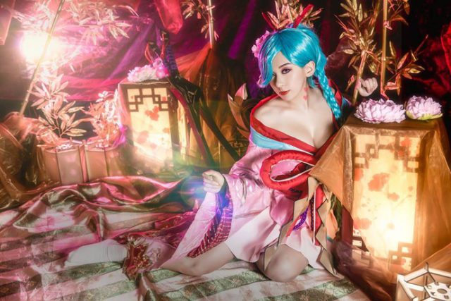 coser@Athena在游戏《传说对决》化身“龙影忍者”爱里Airi coser@Athena在游戏《传说对决》化身“龙影忍者”爱里Airi