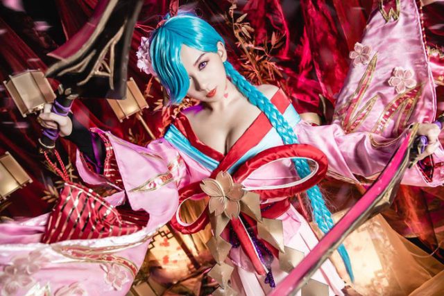 coser@Athena在游戏《传说对决》化身“龙影忍者”爱里Airi coser@Athena在游戏《传说对决》化身“龙影忍者”爱里Airi