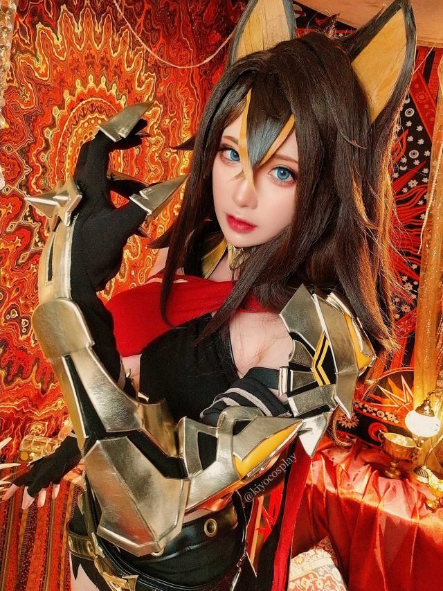 新加坡女coser@Kiyo在《原神Impact》的性感迪希雅cosplay照片