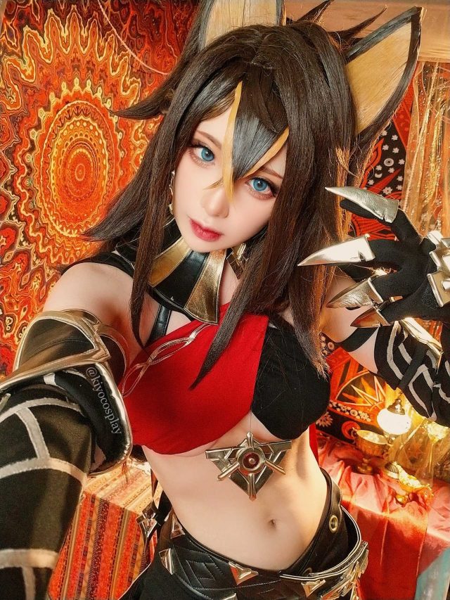 新加坡女coser@Kiyo在《原神Impact》的性感迪希雅cosplay照片