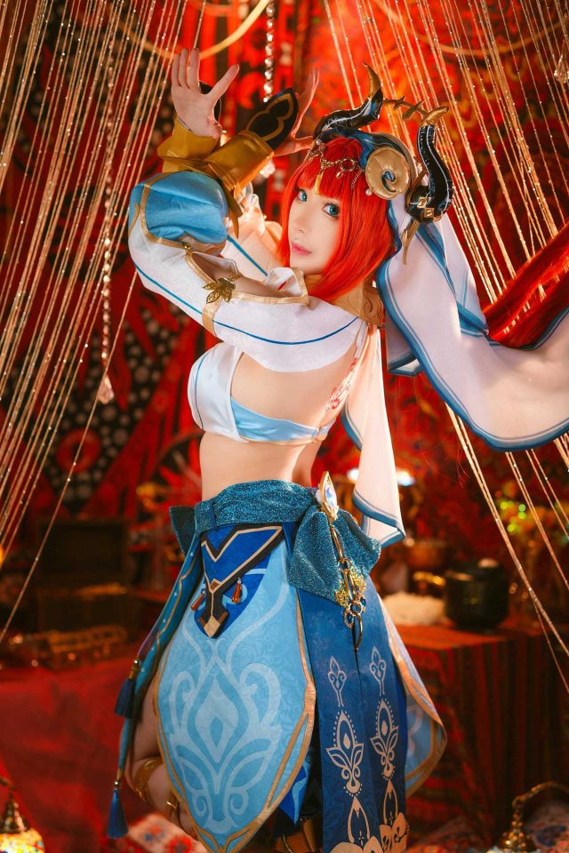 新加坡女coser@Kiyo在《原神Impact》的性感迪希雅cosplay照片