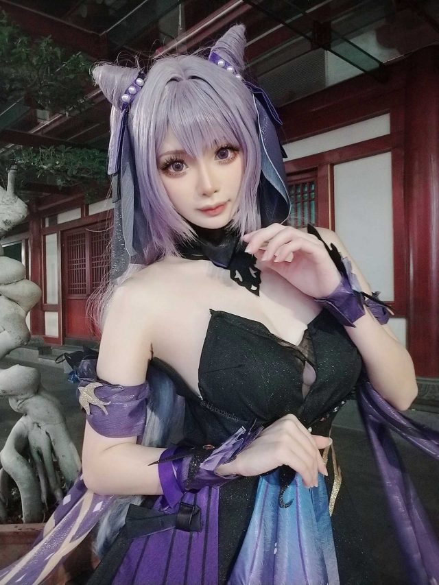 新加坡女coser@Kiyo在《原神Impact》的性感迪希雅cosplay照片