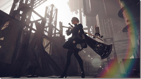 NieR:Automata COSPLAY：当《尼尔：机械纪元》的2B女孩拥抱“尤尔哈9S”时