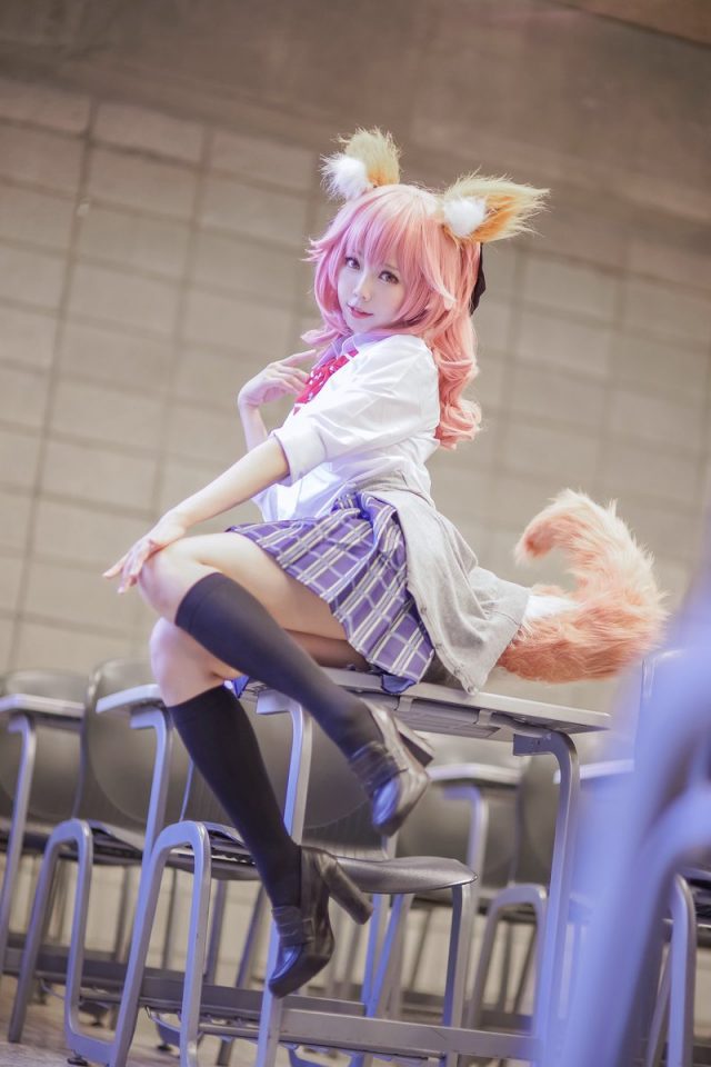 coser@ElyEE子在《Fate/Grand Order》化身“九尾狐狸”玉藻前 coser@ElyEE子在《Fate/Grand Order》化身“九尾狐狸”玉藻前