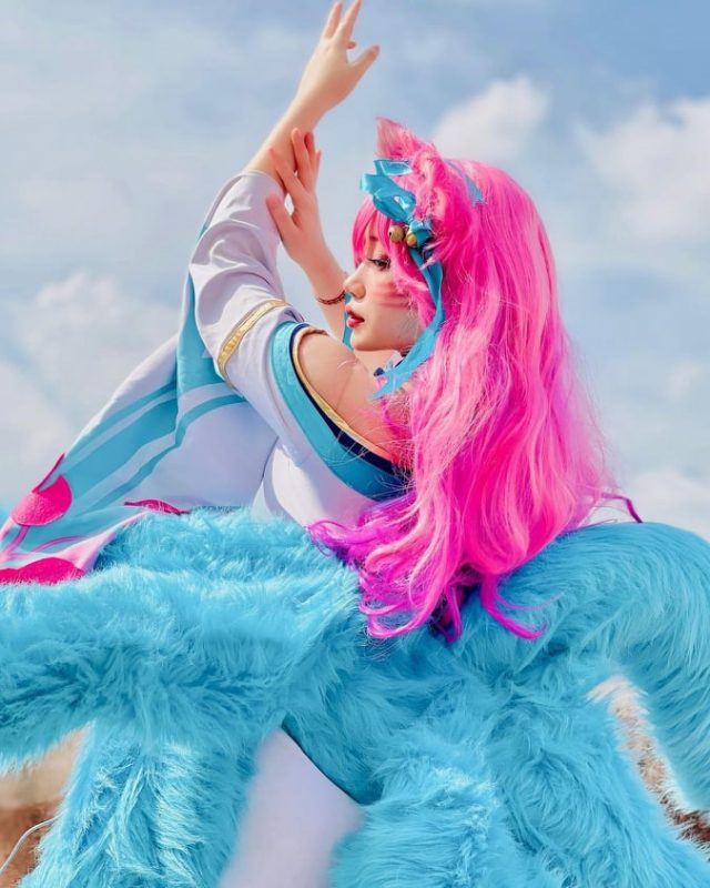 泰国coser@INLIL在《英雄联盟》中“灵魂莲华”版的阿狸cosplay 泰国coser@INLIL在《英雄联盟》中“灵魂莲华”版的阿狸cosplay