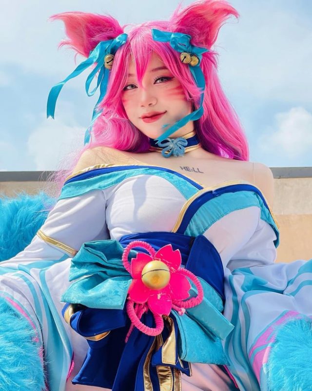 泰国coser@INLIL在《英雄联盟》中“灵魂莲华”版的阿狸cosplay 泰国coser@INLIL在《英雄联盟》中“灵魂莲华”版的阿狸cosplay