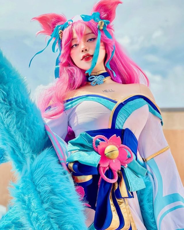 泰国coser@INLIL在《英雄联盟》中“灵魂莲华”版的阿狸cosplay 泰国coser@INLIL在《英雄联盟》中“灵魂莲华”版的阿狸cosplay