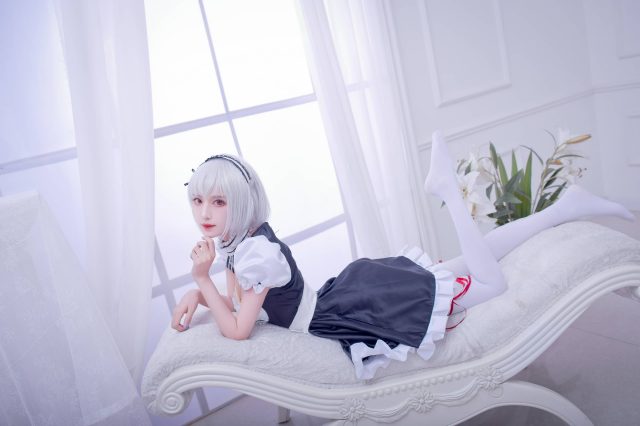 coser@Shika小鹿鹿在游戏《碧蓝航线》化身迷人的“女仆”天狼星 coser@Shika小鹿鹿在游戏《碧蓝航线》化身迷人的“女仆”天狼星