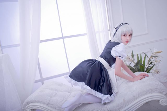 coser@Shika小鹿鹿在游戏《碧蓝航线》化身迷人的“女仆”天狼星 coser@Shika小鹿鹿在游戏《碧蓝航线》化身迷人的“女仆”天狼星