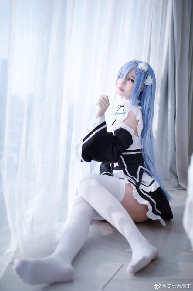 coser@安比大魔王化身《Re：从零开始的异世界生活》中的“女仆”蕾姆