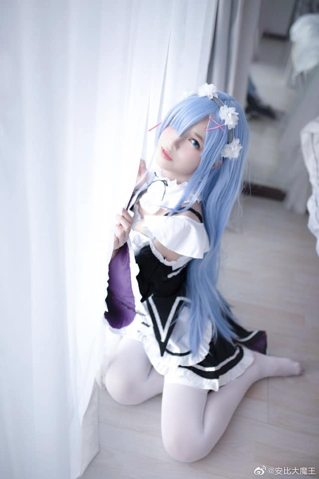 coser@安比大魔王化身《Re：从零开始的异世界生活》中的“女仆”蕾姆