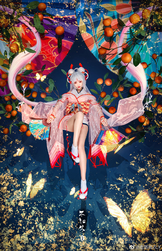 coser走路摇ZLY化身不知火,演绎阴阳师性感歌姬的妩媚风韵 coser走路摇ZLY化身不知火,演绎阴阳师性感歌姬的妩媚风韵