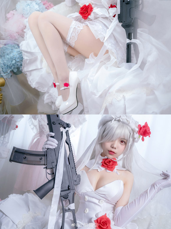 白色情人节浪漫进行时:coser小奶豆豆化身G36C“迈出步伐的你” 白色情人节浪漫进行时:coser小奶豆豆化身G36C“迈出步伐的你”