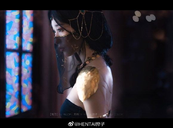 HENTAI狩子cosplay《鬼刀》风铃公主,舞动御姐的诱人魅力 HENTAI狩子cosplay《鬼刀》风铃公主,舞动御姐的诱人魅力