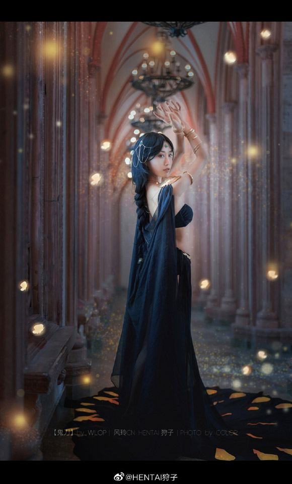 HENTAI狩子cosplay《鬼刀》风铃公主,舞动御姐的诱人魅力 HENTAI狩子cosplay《鬼刀》风铃公主,舞动御姐的诱人魅力