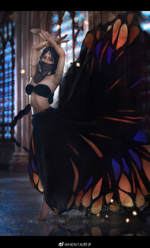 HENTAI狩子cosplay《鬼刀》风铃公主,舞动御姐的诱人魅力 HENTAI狩子cosplay《鬼刀》风铃公主,舞动御姐的诱人魅力