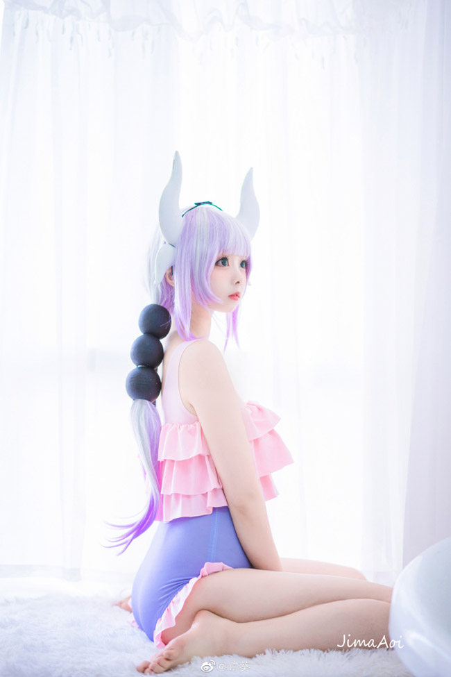 嶋葵cos《小林家的龙女仆》康娜卡姆依,可爱至极萌到心里 嶋葵cos《小林家的龙女仆》康娜卡姆依,可爱至极萌到心里