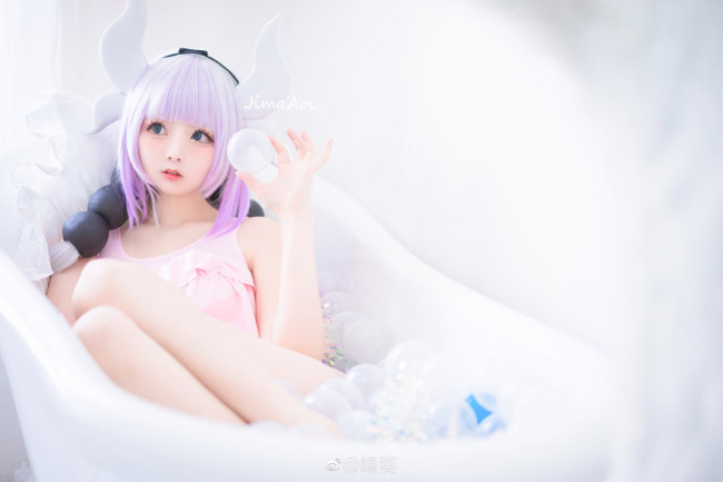 嶋葵cos《小林家的龙女仆》康娜卡姆依,可爱至极萌到心里 嶋葵cos《小林家的龙女仆》康娜卡姆依,可爱至极萌到心里