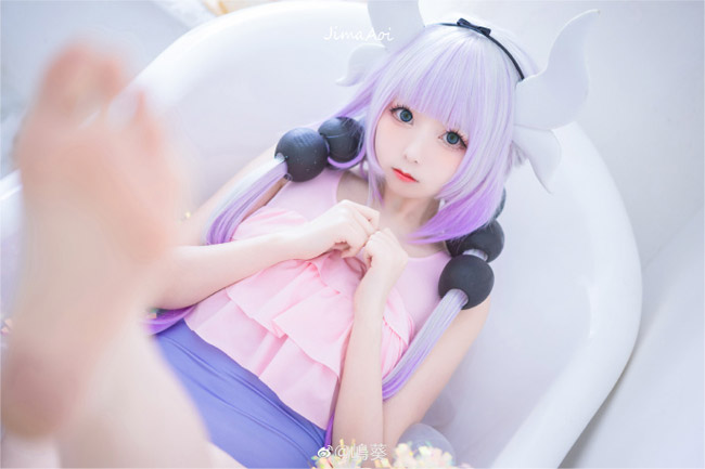 嶋葵cos《小林家的龙女仆》康娜卡姆依,可爱至极萌到心里 嶋葵cos《小林家的龙女仆》康娜卡姆依,可爱至极萌到心里