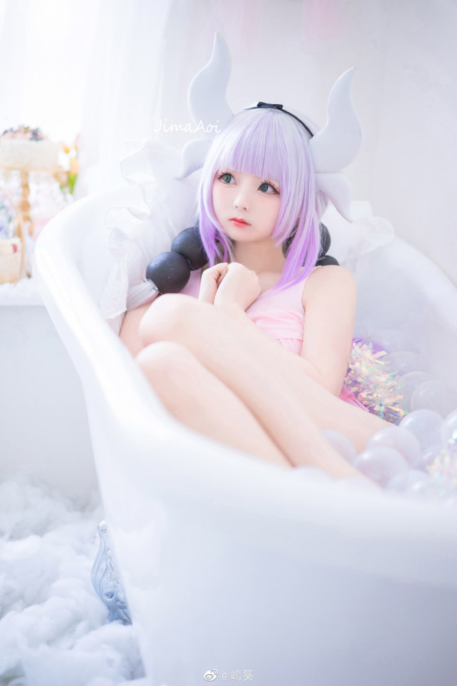 嶋葵cos《小林家的龙女仆》康娜卡姆依,可爱至极萌到心里 嶋葵cos《小林家的龙女仆》康娜卡姆依,可爱至极萌到心里