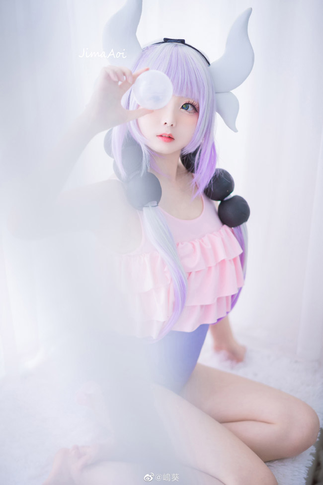 嶋葵cos《小林家的龙女仆》康娜卡姆依,可爱至极萌到心里 嶋葵cos《小林家的龙女仆》康娜卡姆依,可爱至极萌到心里