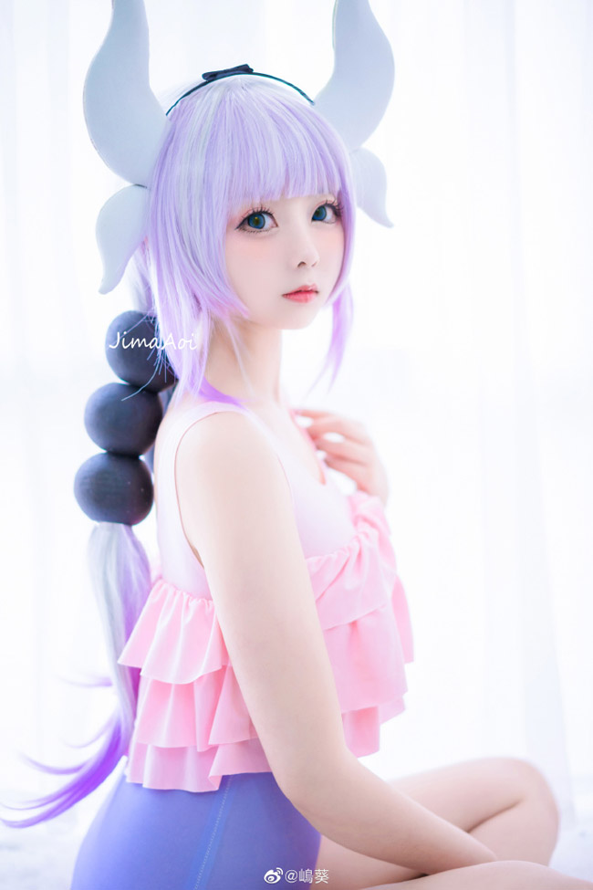 嶋葵cos《小林家的龙女仆》康娜卡姆依,可爱至极萌到心里 嶋葵cos《小林家的龙女仆》康娜卡姆依,可爱至极萌到心里