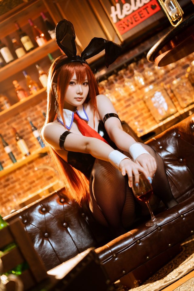 -屿鱼cos《命运石之门》牧濑红莉栖,兔耳美少女展现临场魅力 -屿鱼cos《命运石之门》牧濑红莉栖,兔耳美少女展现临场魅力