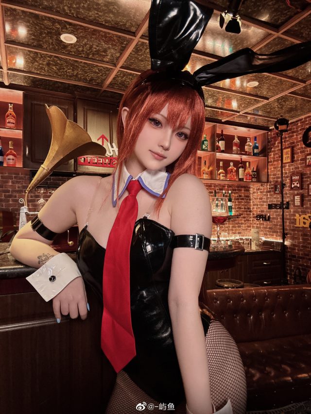 -屿鱼cos《命运石之门》牧濑红莉栖,兔耳美少女展现临场魅力 -屿鱼cos《命运石之门》牧濑红莉栖,兔耳美少女展现临场魅力