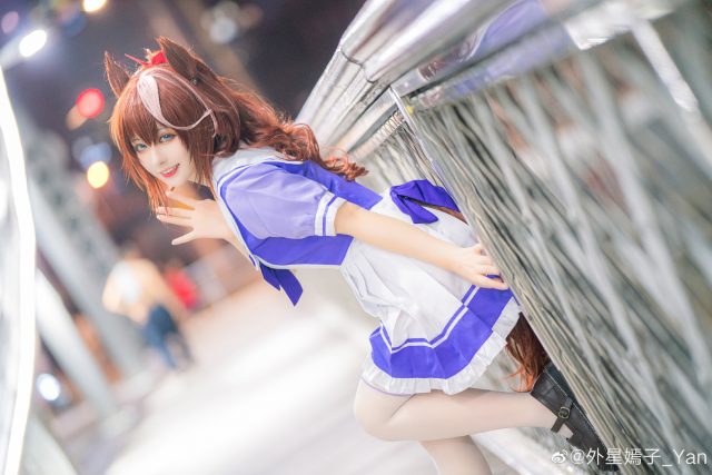 外星嫣子_Yan cos《赛马娘 Pretty Derby》东海帝王,华丽演绎马娘舞姬 外星嫣子_Yan cos《赛马娘 Pretty Derby》东海帝王,华丽演绎马娘舞姬
