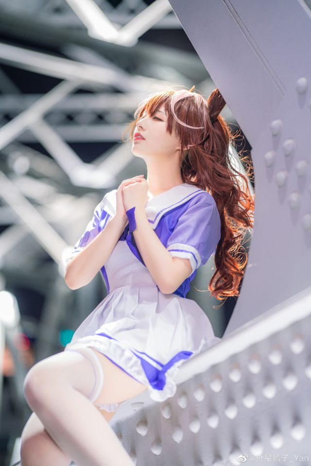 外星嫣子_Yan cos《赛马娘 Pretty Derby》东海帝王,华丽演绎马娘舞姬 外星嫣子_Yan cos《赛马娘 Pretty Derby》东海帝王,华丽演绎马娘舞姬