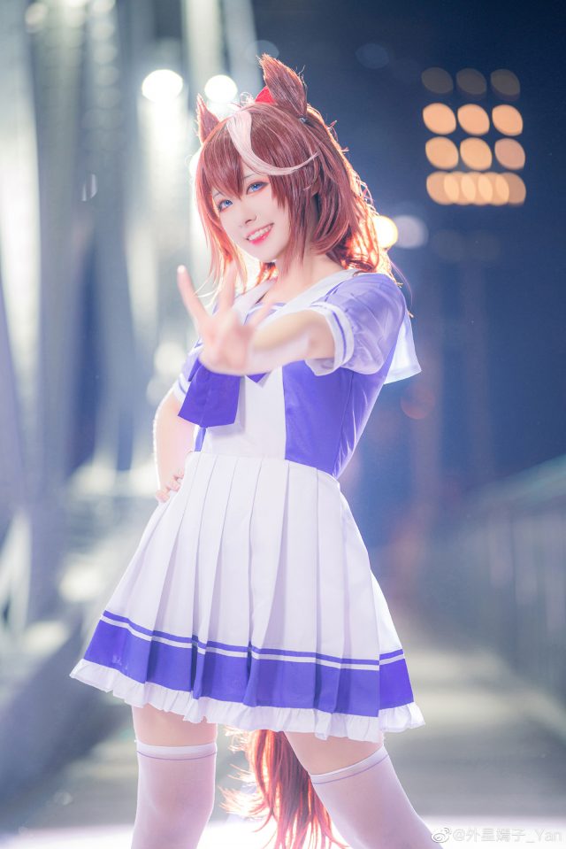 外星嫣子_Yan cos《赛马娘 Pretty Derby》东海帝王,华丽演绎马娘舞姬 外星嫣子_Yan cos《赛马娘 Pretty Derby》东海帝王,华丽演绎马娘舞姬