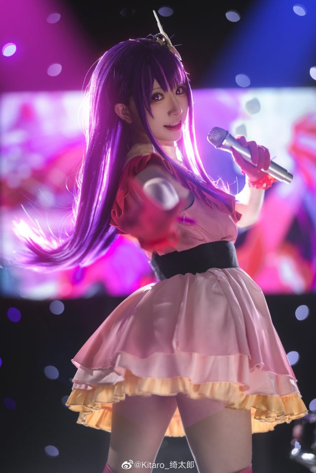 美丽迷人的究极偶像:Kitaro_绮太郎cos《我推的孩子》星野爱 美丽迷人的究极偶像:Kitaro_绮太郎cos《我推的孩子》星野爱