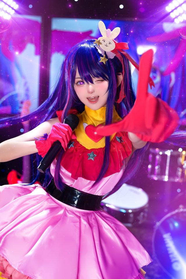 [我推的孩子]小柔SeeU cos星野爱，舞台之星闪耀迷人