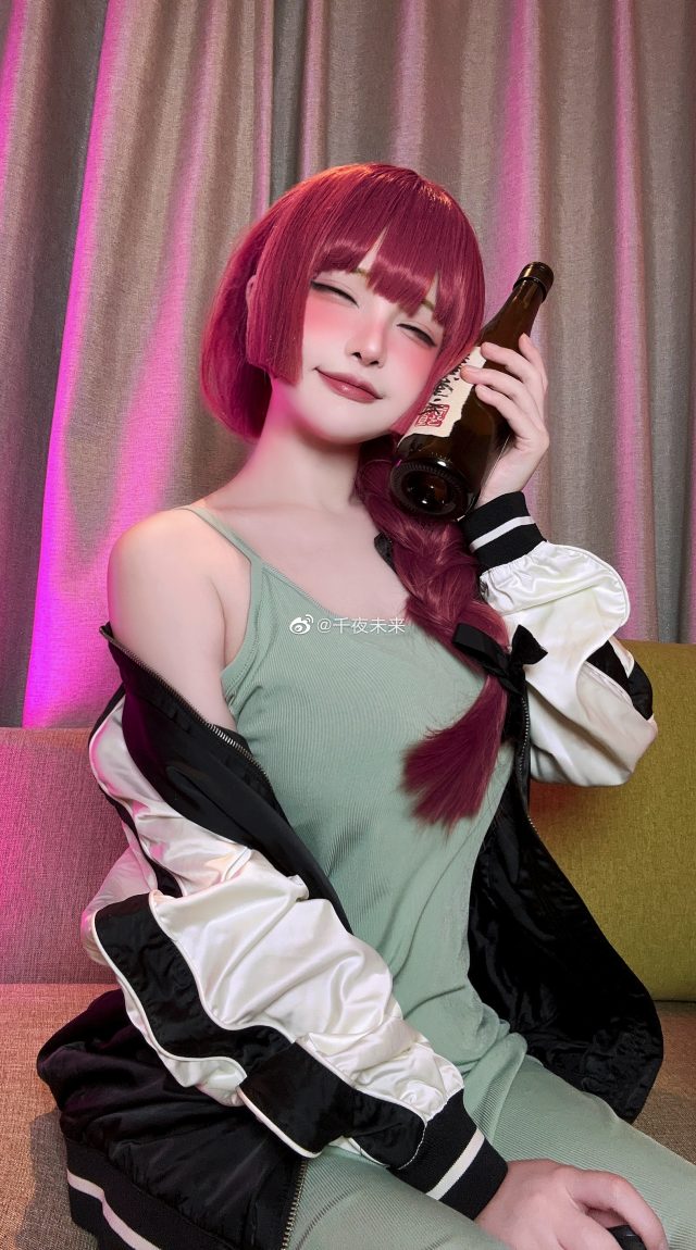 [孤独摇滚！]千夜未来cos广井菊里，独具可爱迷人的魅力