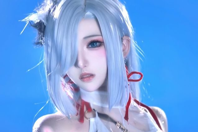 啊川_Azey cos《原神》申鹤，美丽迷人尽显神秘魅力