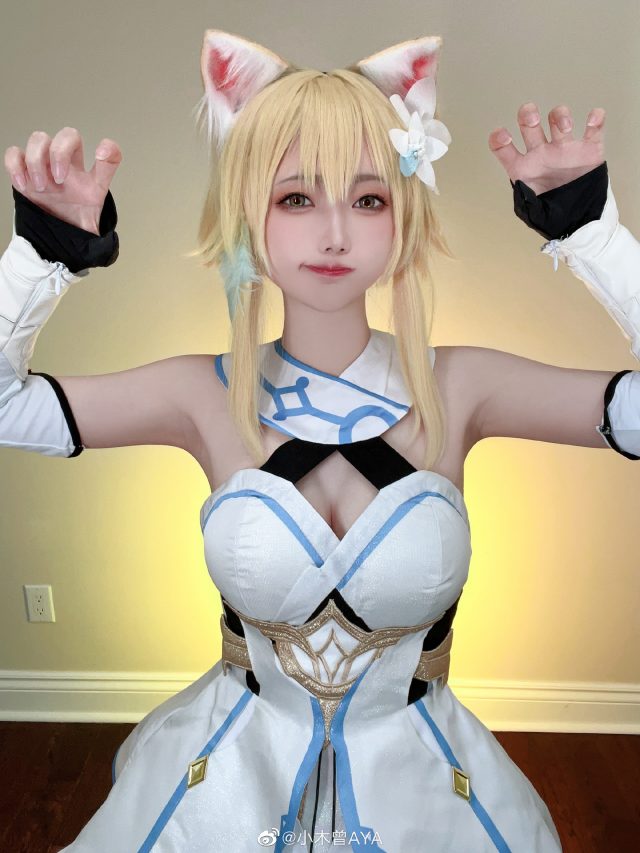 小木曾AYA cos《原神》荧Lumine,闪耀萌动“旅行者”的魅力 小木曾AYA cos《原神》荧Lumine,闪耀萌动“旅行者”的魅力
