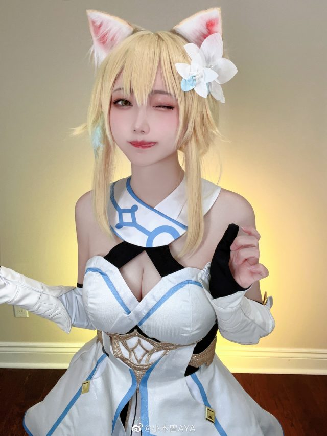 小木曾AYA cos《原神》荧Lumine,闪耀萌动“旅行者”的魅力 小木曾AYA cos《原神》荧Lumine,闪耀萌动“旅行者”的魅力