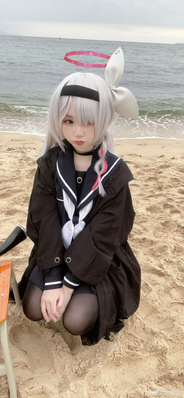 无风霖鹿cos《碧蓝档案》普拉娜，用可爱与迷人勾勒出魅力