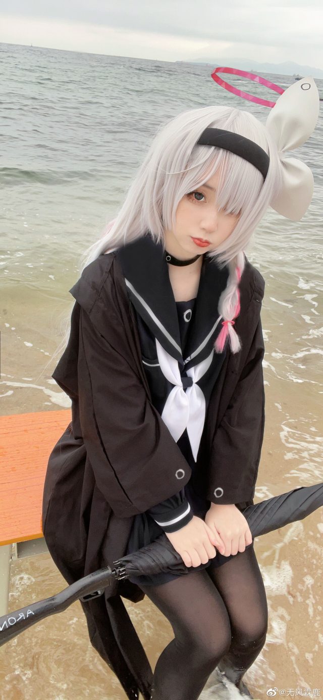 无风霖鹿cos《碧蓝档案》普拉娜，用可爱与迷人勾勒出魅力