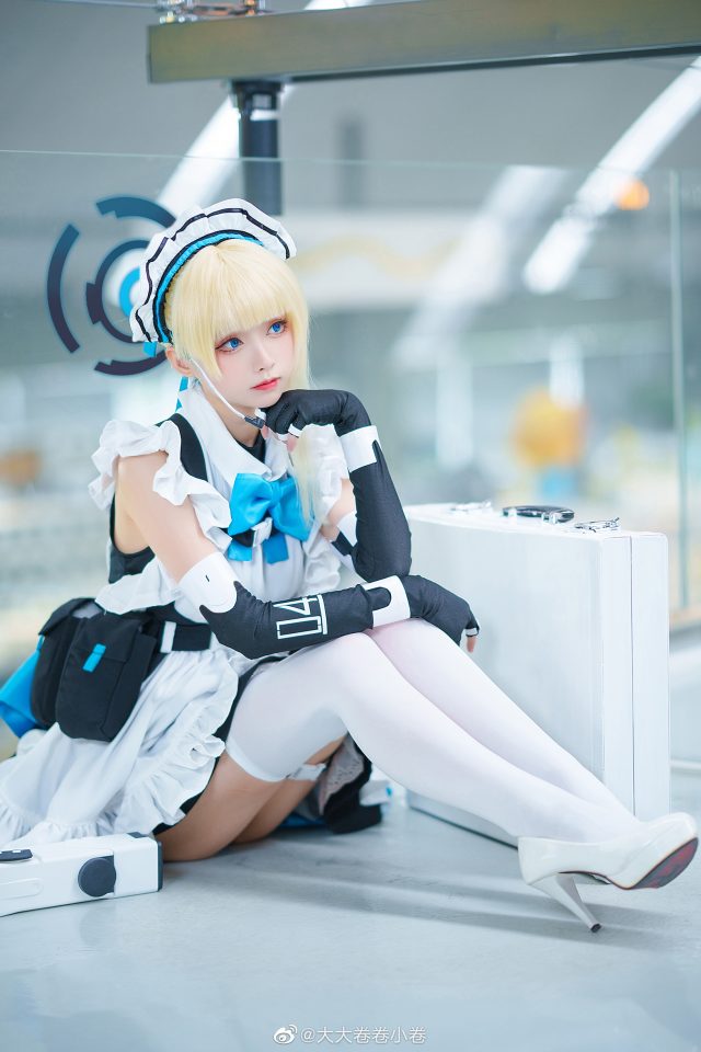 [碧蓝档案]大大卷卷小卷cos飞马鸟时，展现了五号特工的酷帅迷人