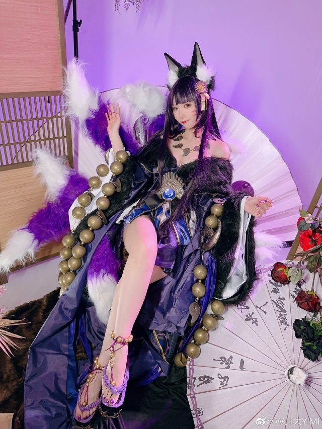 [碧蓝航线]Wuli大YIMI cos武藏，展现性感迷人的狐狸女郎