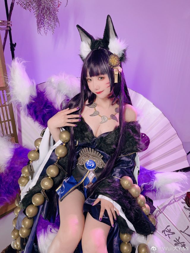[碧蓝航线]Wuli大YIMI cos武藏，展现性感迷人的狐狸女郎