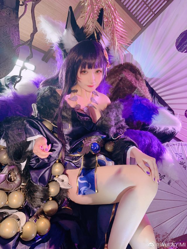 [碧蓝航线]Wuli大YIMI cos武藏，展现性感迷人的狐狸女郎