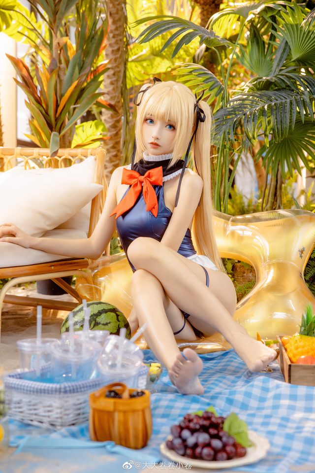 [碧蓝航线]大大卷卷小卷cos玛丽萝丝，夺人心魂的可爱侍从