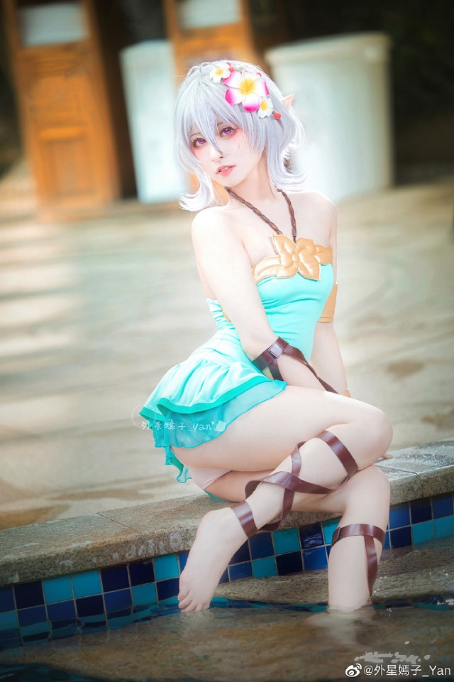 [公主连结！Re:Dive]外星嫣子_Yan cos可可萝，带你踏上清凉的夏日之旅！