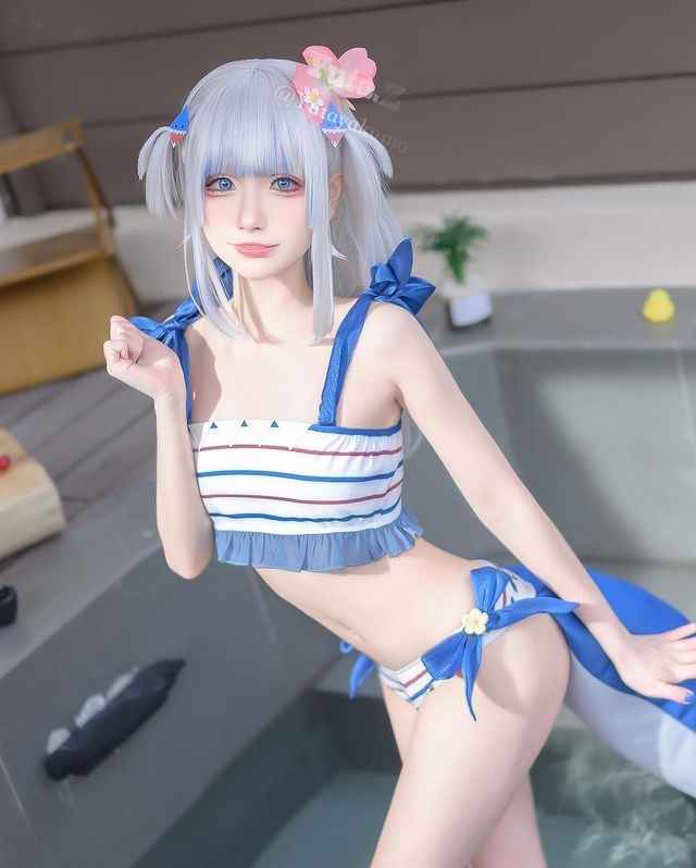 coser Yuta.Z通过两个古拉的cosplay版本,展现鲨鱼少女的迷人魅力 coser Yuta.Z通过两个古拉的cosplay版本,展现鲨鱼少女的迷人魅力