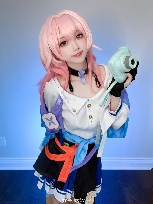 小木曾AYA cos《崩坏:星穹铁道》三月七,可爱与正义的完美融合! 小木曾AYA cos《崩坏:星穹铁道》三月七,可爱与正义的完美融合!